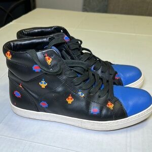 Coach x Atari Blue Black High Top Sneakers Men’s Size 9.5